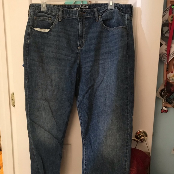 Universal Thread Denim - Cuffed bottom blue jeans